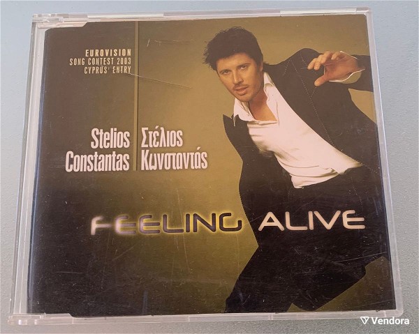  stelios konstantas - Feeling alive cd single Eurovision 2003