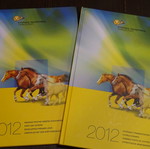 Cyprus 2012 deluxe album with slip case for stamps and first day covers new