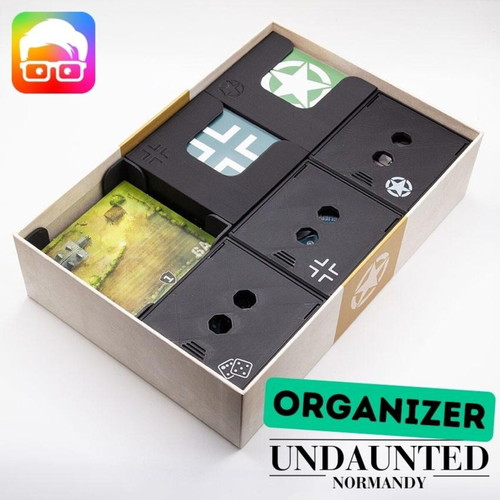 Undaunted Normandy Board Game Organizer new, fits sleeved cards