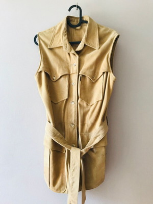 Hidesign vest made of soft suede leather size S used