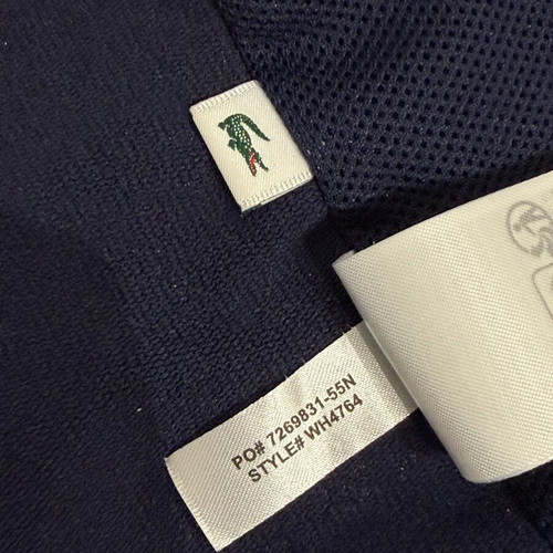 Lacoste jacket like new, dark blue, size small