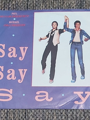 Paul McCartney And Michael Jackson Say Say Say 7" Single μεταχειρισμένο