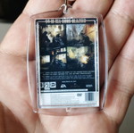 Black PS2 acrylic keychain