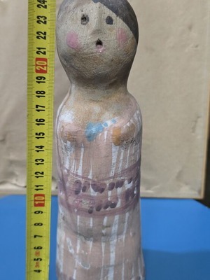 Ceramic doll Eleni Vernardaki signed used