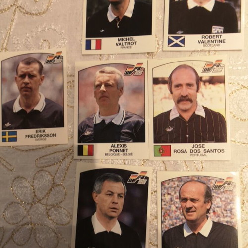 Panini Euro 88 referee stickers