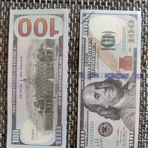 Fake 100 Dollar Bills pack of 10 new