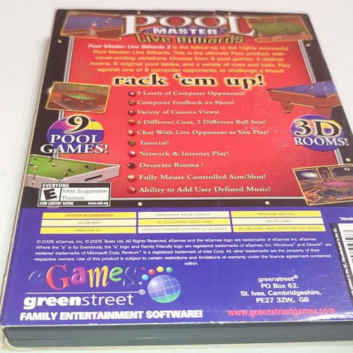 Pool Master Live Billiards 2 PC used game