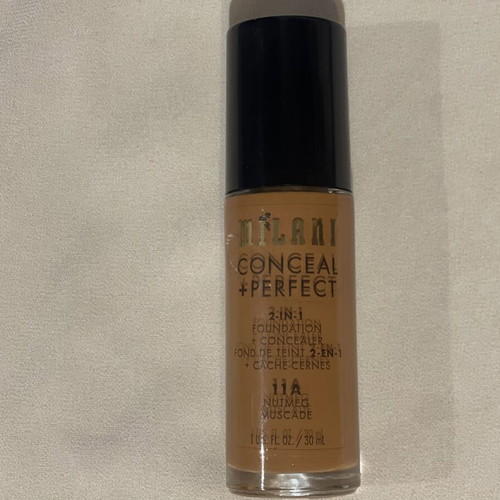 Milani Conceal + Perfect 2-in-1 Foundation+Concealer 11A Nutmeg Muscade like new