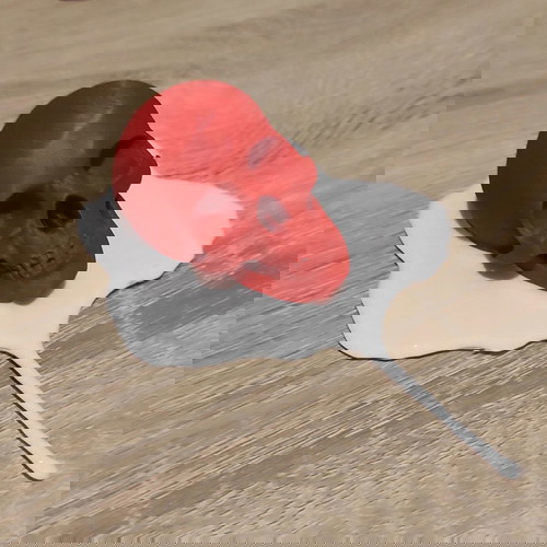 Red skull melting διακοσμητικό Halloween από πλαστικό PLA