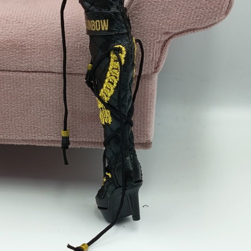 Rainbow High doll boots, compatible with Barbie
