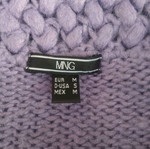 Mango pullover like new, purple, off-shoulder design