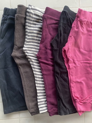 Children's set of 6 sports pants, Zara and H&M