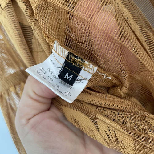 Nadia Rapti kimono long with belt, like new, orange and gold