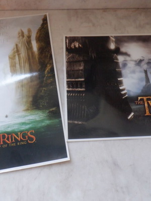 Lord of the Rings 2 promo cards, A4 size