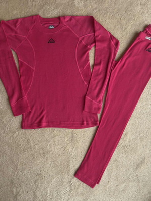 Mc Kinley No 152 girls' thermal set pink like new
