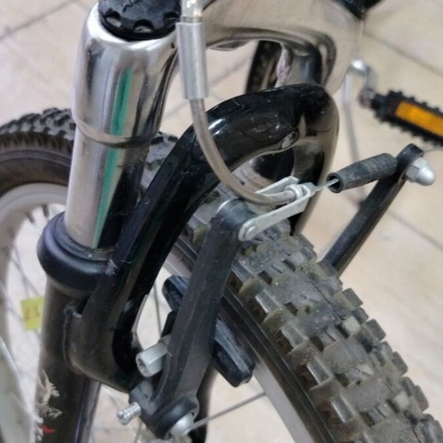 Probike children's bicycle used, black, front suspension