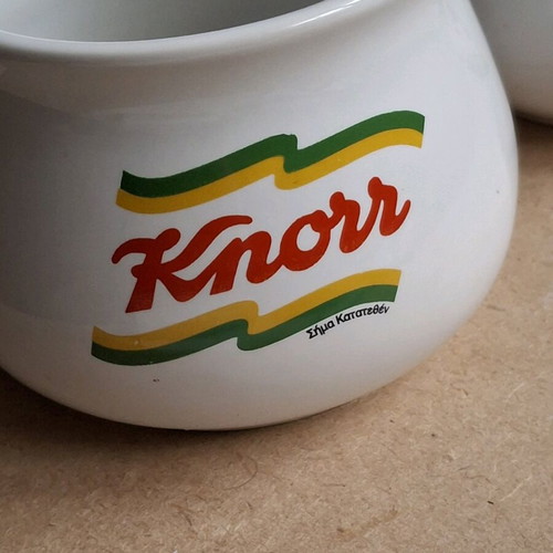 Knorr Chicken Soup large promotional mugs set of 2