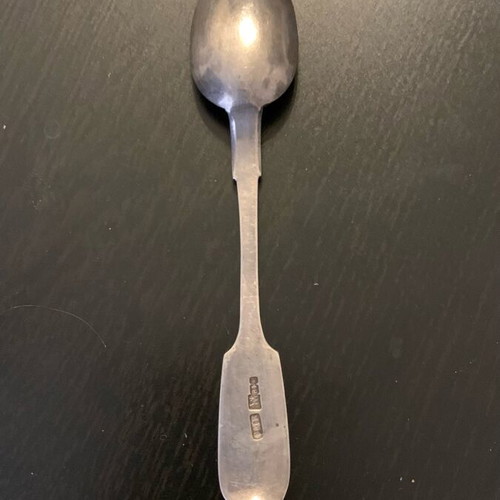 Silver spoon of Tsarist Russia used