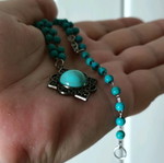 Vintage women's necklace with extension handmade jewelry new