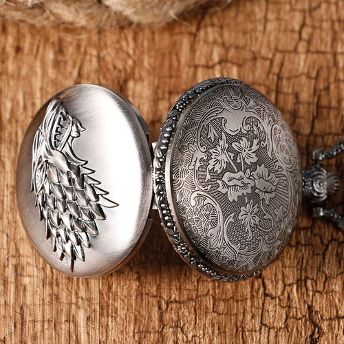 Game of Thrones Stark House Pocket Watch Pendant