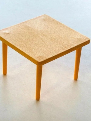 Playmobil large yellow table 5x5 like new