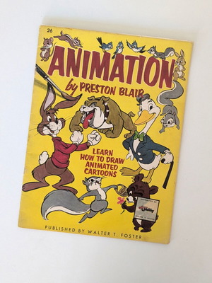 Animation by Preston Blair book 26 used, learn how to draw cartoons