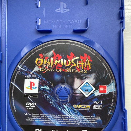 Onimusha Dawn of Dreams PlayStation 2 used, double CD with manual