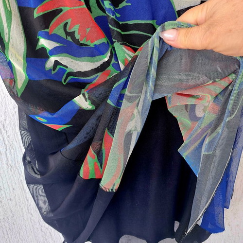 Desigual x Christian Lacroix mesh dress medium, colorful