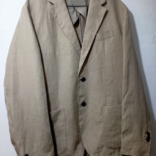 Massimo Dutti linen blazer like new, size 50, beige