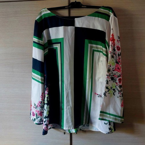 Motivi kimono-style blouse shirt like new, multicolor