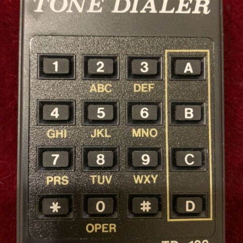 Vintage tone dialer TD-122 like new