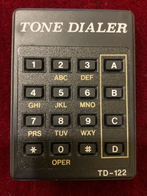 Vintage tone dialer TD-122 like new