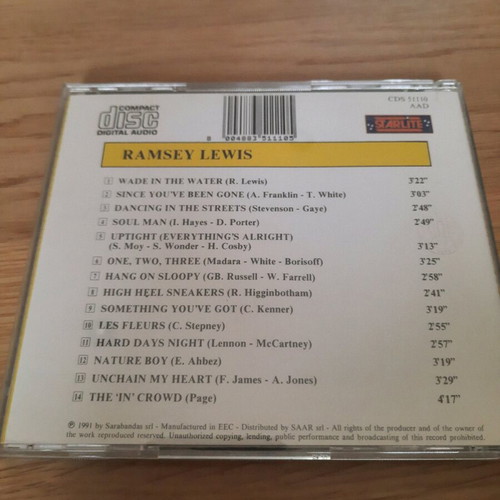 Ramsey Lewis Wade In The Water CD like new