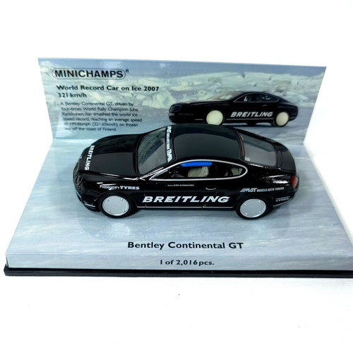 Bentley Continental GT World Record Car 1:43 Minichamps Limited Edition