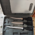 Filleting and Fish Processing Knife Set new with case