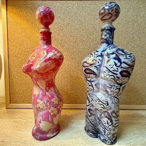 Vintage glass figurines like new