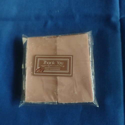 Handmade Wax Melt Bar with Salted Caramel Scent and 2 Pieces