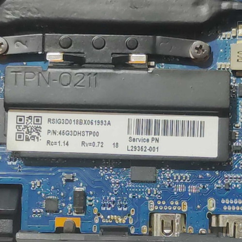HP Omen 15-DC i7-8750H GTX 1060 gaming laptop used, defective board and cracked screen
