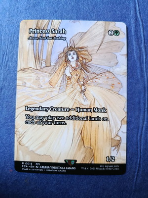 Κάρτα MAG 2025 rare Princess Sarah Final Fantasy σαν καινούργιο