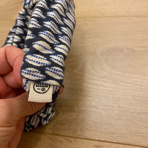 Tinos Headband new, white and blue, bleecker and love