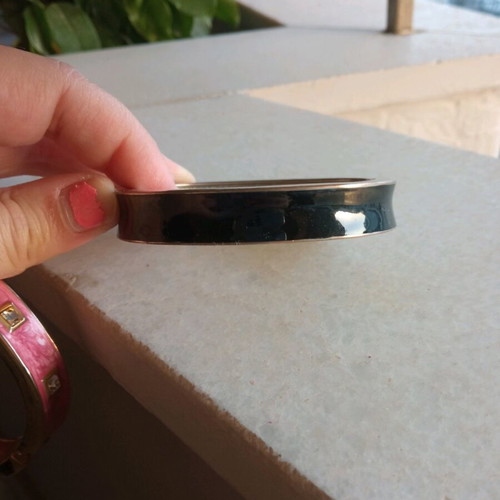 Bracelet set cuff y2k in pink and black like new