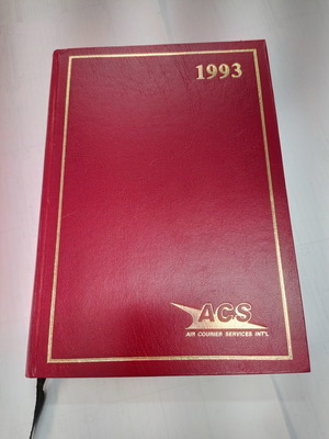 ACS 1993 diary agenda book used