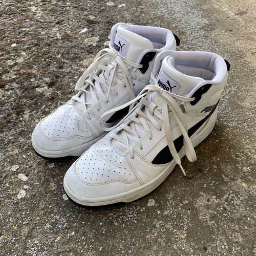 Puma Rebound V6 sneakers size 43 used, white