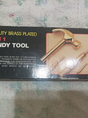 5 in 1 Handy Tool like new, collectible hammer and screwdriver