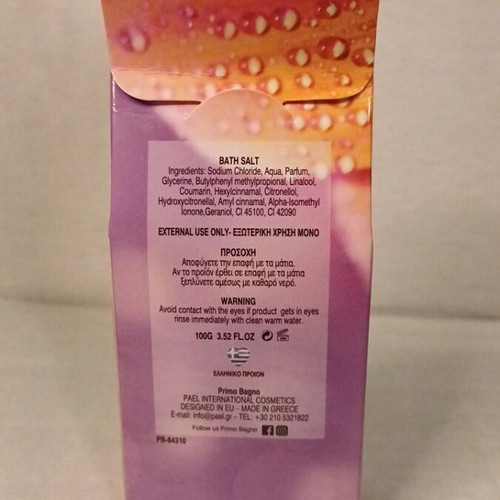 Primo Bagno Musk Oriental Bath Salt new