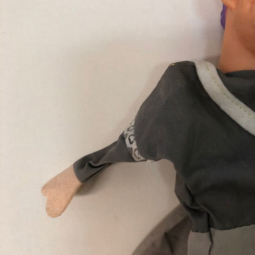 Puppet hand marionette used, plastic and fabric