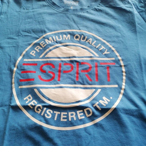Esprit Men's Short-Sleeve T-Shirt Size M like new, blue