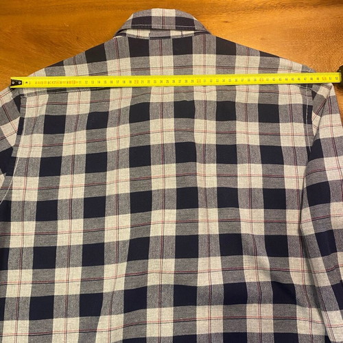 Sfera Men checked shirt Large like new, grey and blue