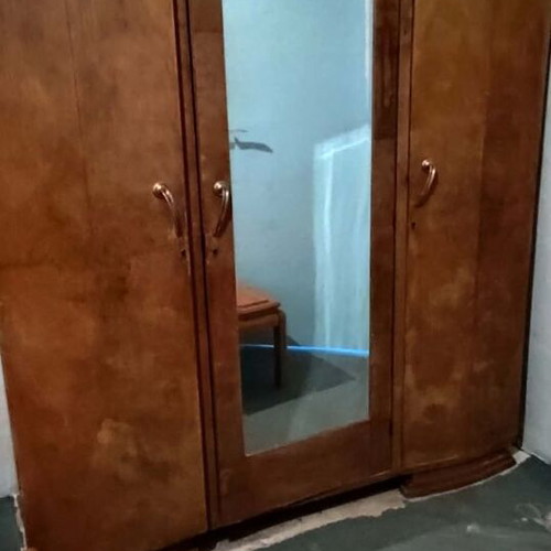 Wardrobe three-door antique used