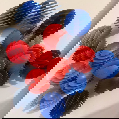 Πλαστικές μπάλες για μάζεμα καλωδίων μεταχειρισμένες, πακέτο 17